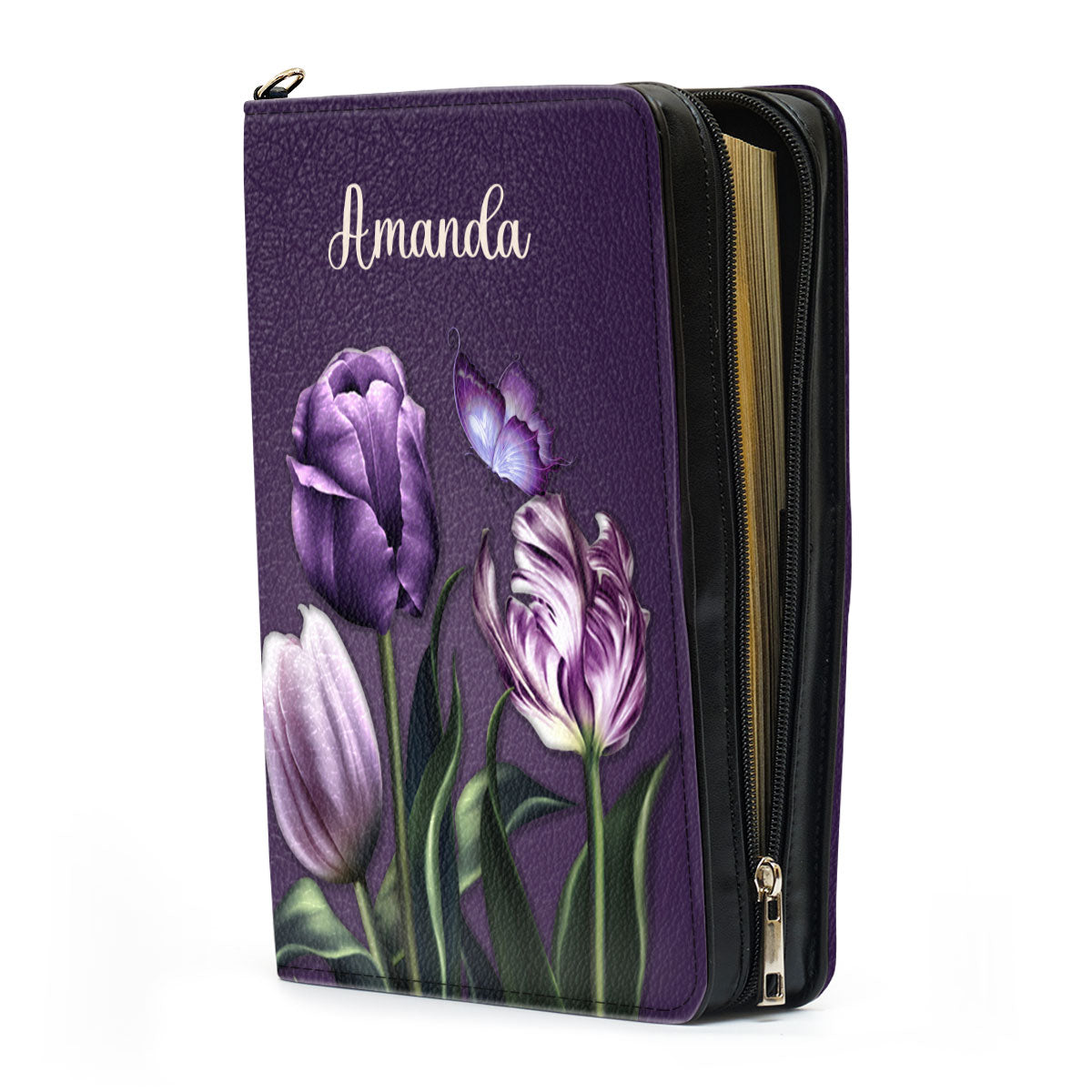 Jesuspirit Personalized Bible Cover | For God So Loved The World | Bible Case With Name HN26