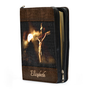 Symbol Of Love Is The Cross - Meaningful Personalized Bible Cover NUH264