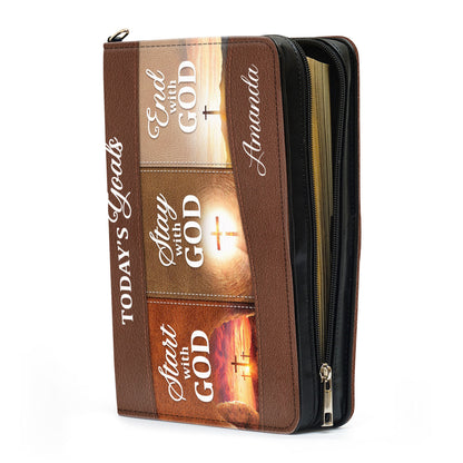 Today's Goals - Awesome Personalized Bible Cover NUH272