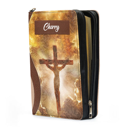 Jesuspirit | Personalized Christian Bible Cover With Zipper - Gift For Pastors NUH318