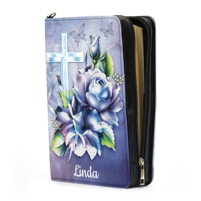 Lovely Personalized Bible Cover - Blessed Is She Who Daily Imparts Nurturing Care And Kindness Of Heart NUH327A