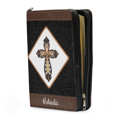 Jesuspirit Bible Cover | Gift For Religious Friends | Personalized Bible Case With Handle NUH424A