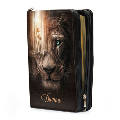 Jesuspirit Zippered Bible Cover | Personalized Bible Case With Handle | Worship Gift NUH440