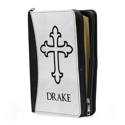 Jesuspirit Personalized Bible Cover | Love The Lord Your God With All Your Heart Bible Case | Ideal Gift For Church Staff NUH469B