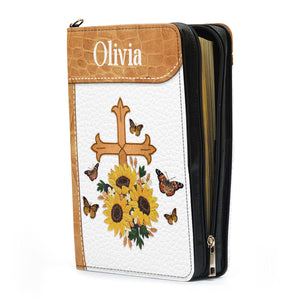Let Us Rejoice And Be Glad In It - Beautiful Personalized Bible Cover NUHN305