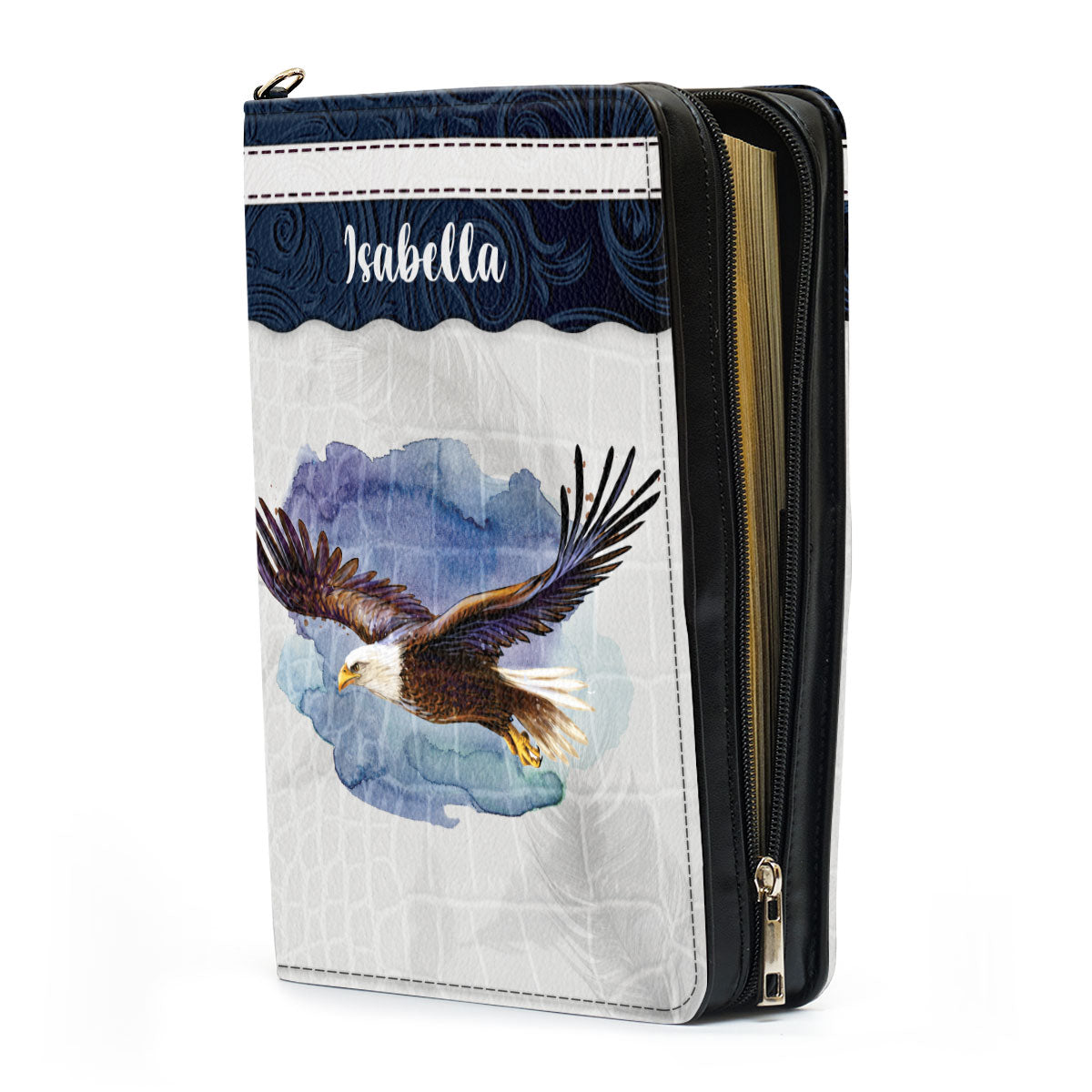 Must-Have Personalized Bible Cover - They Will Soar On Wings Like Eagles NUHN310