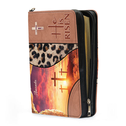 Must-Have Personalized Bible Cover - He Is Risen NUM295