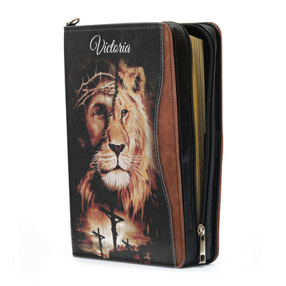 Special Personalized Bible Cover - If God Is For Me Who Can Be Against Me NUM461B