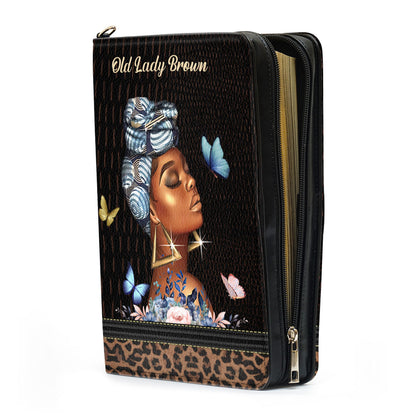 She Who Kneels Before God Can Stand Before Anyone - Lovely Personalized Bible Cover NUM484A