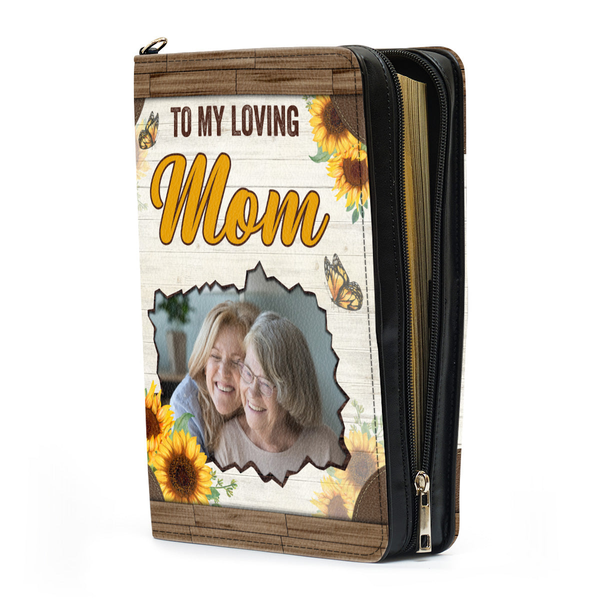 To My Loving Mom/ Dad | Personalized Bible Cover JSBCPTN950L