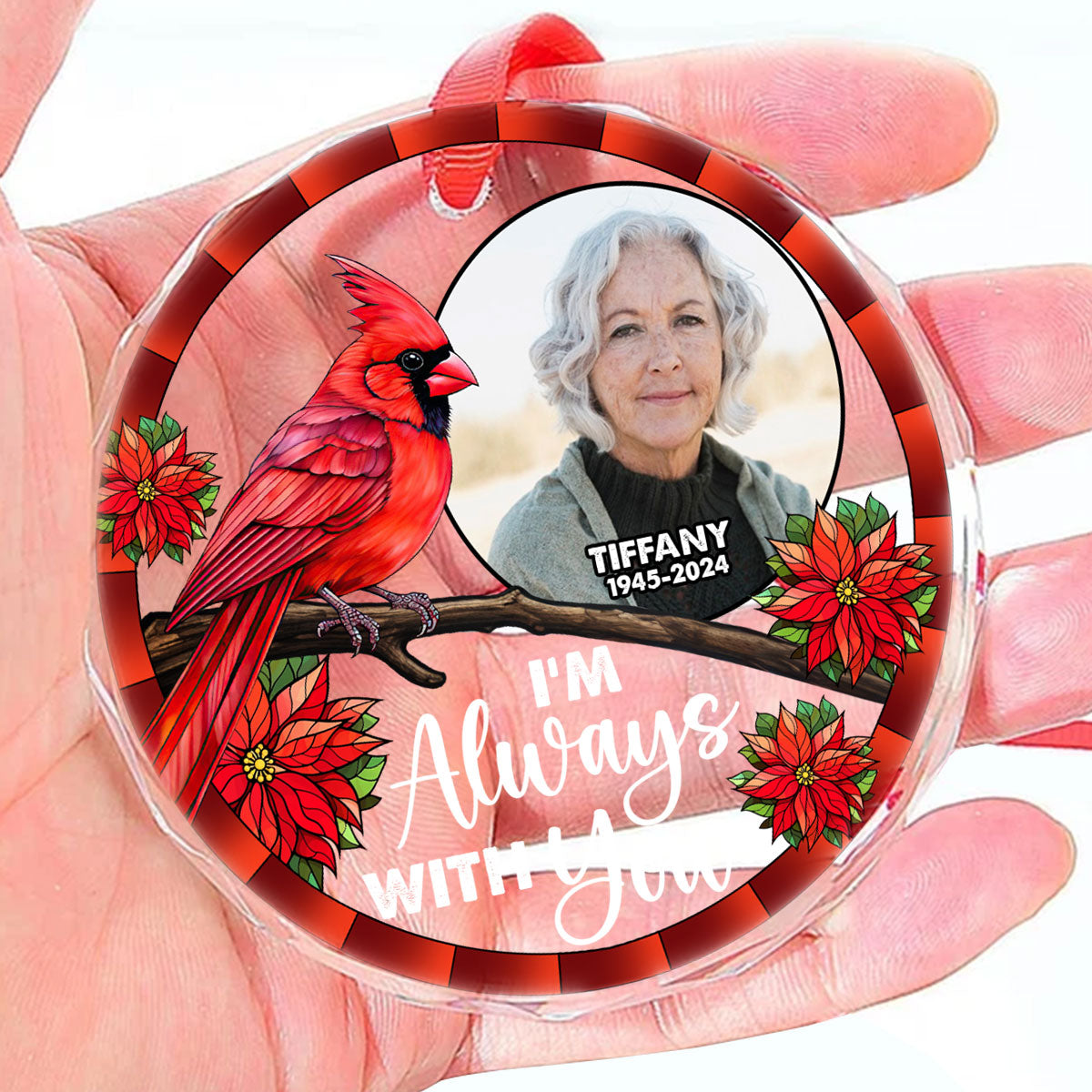 I'm Always With You | Personalized 1-Side Acrylic Ornament