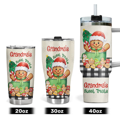 Grandma’s Sweet Treats | Personalized Stainless Steel Tumbler