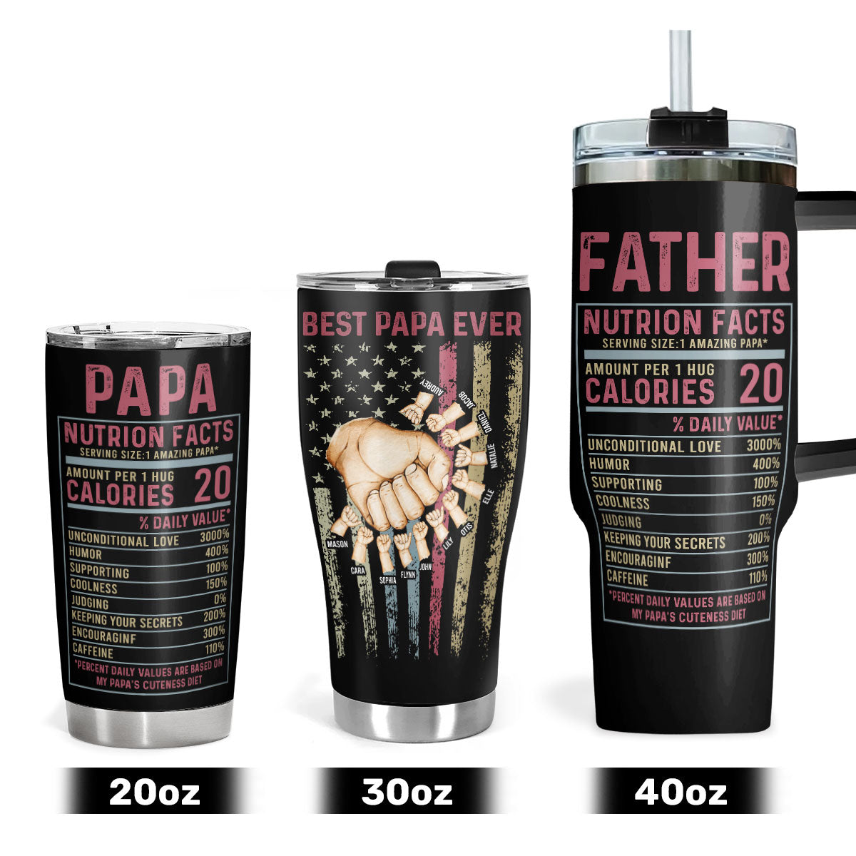 Best Dad Ever - Personalized Stainless Steel Tumbler SSTN15