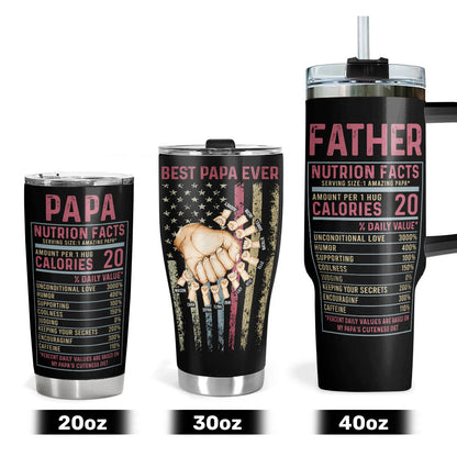 Best Dad Ever - Personalized Stainless Steel Tumbler SSTN15