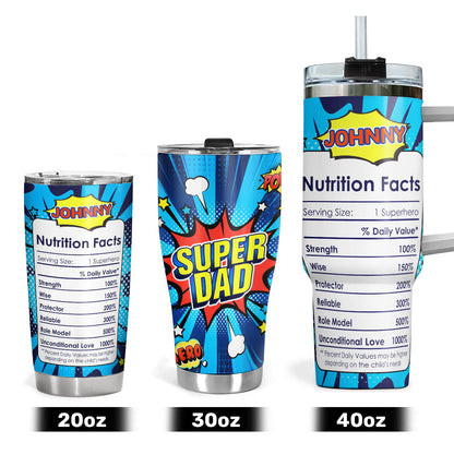Super Dad | Personalized Stainless Steel Tumbler SSTHA02