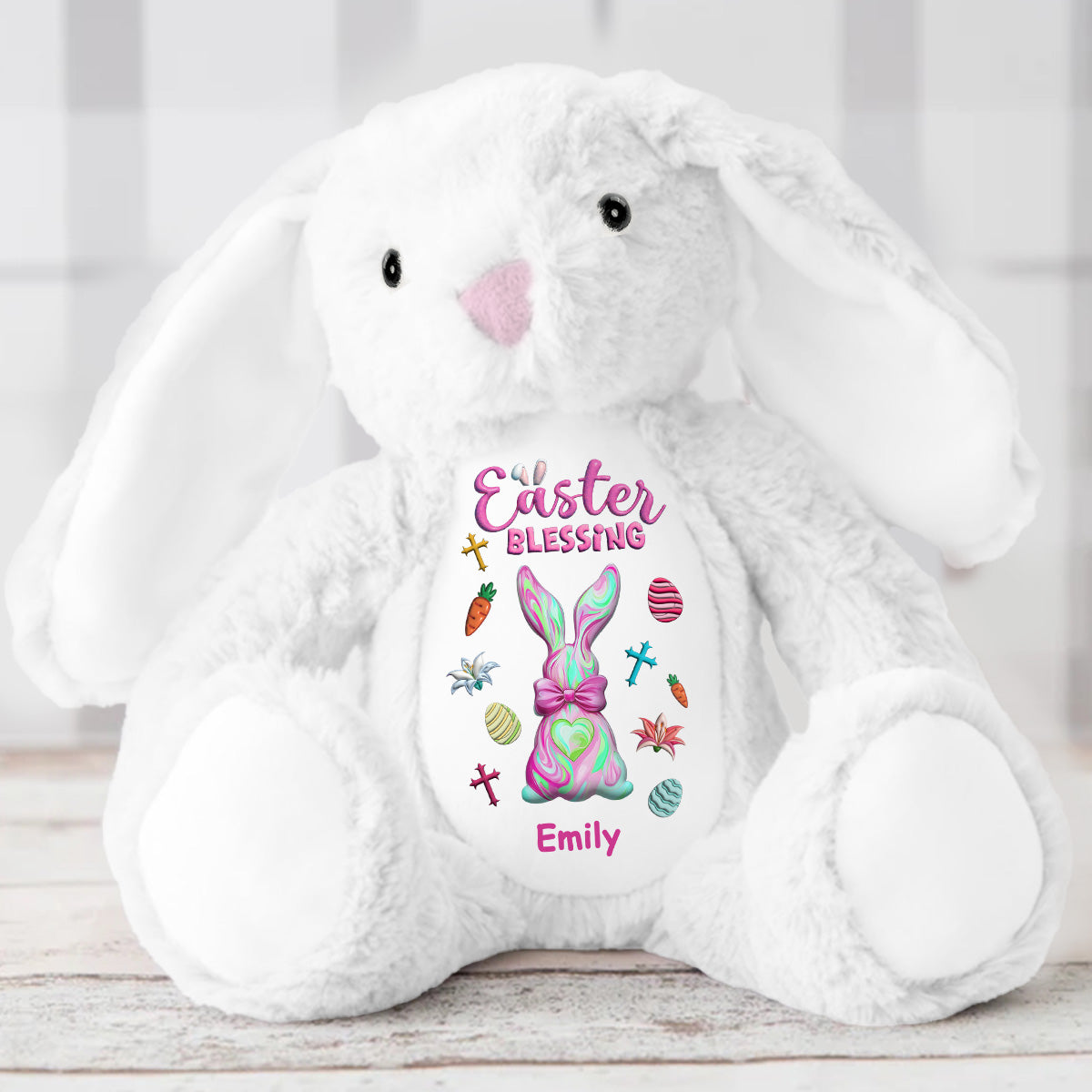 Easter Blessing | Personalized Stuffed Bunny