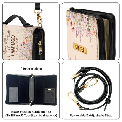 Be Still, And Know That I Am God | Personalized Bible Cover JSBCPT940M
