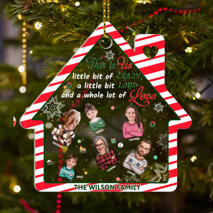 This Is Us | Personalized 1-Side Acrylic Ornament JSACOPT1979L