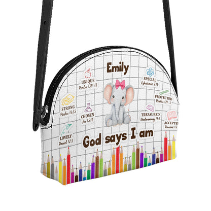 God Says I Am | Personalized Kid Shell Purse JSCHSBPT1120D