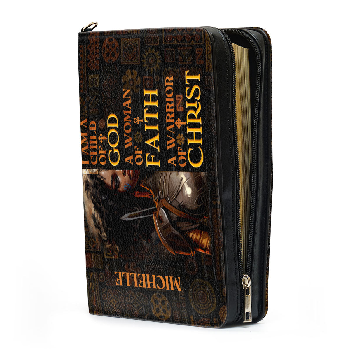 Jesuspirit | Personalized Bible Cover With Handle | Spiritual Gift For Christian People | A Woman Of Faith BCM725