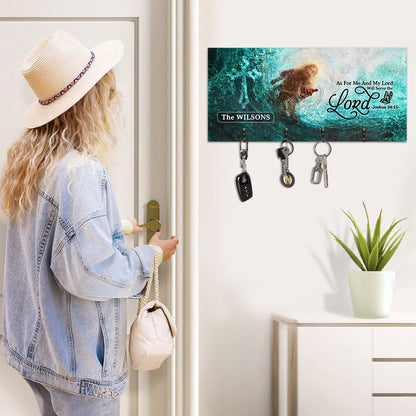 Be Still And Know That I Am God | Personalized Key Holder JSUWKHCSPT1738TA
