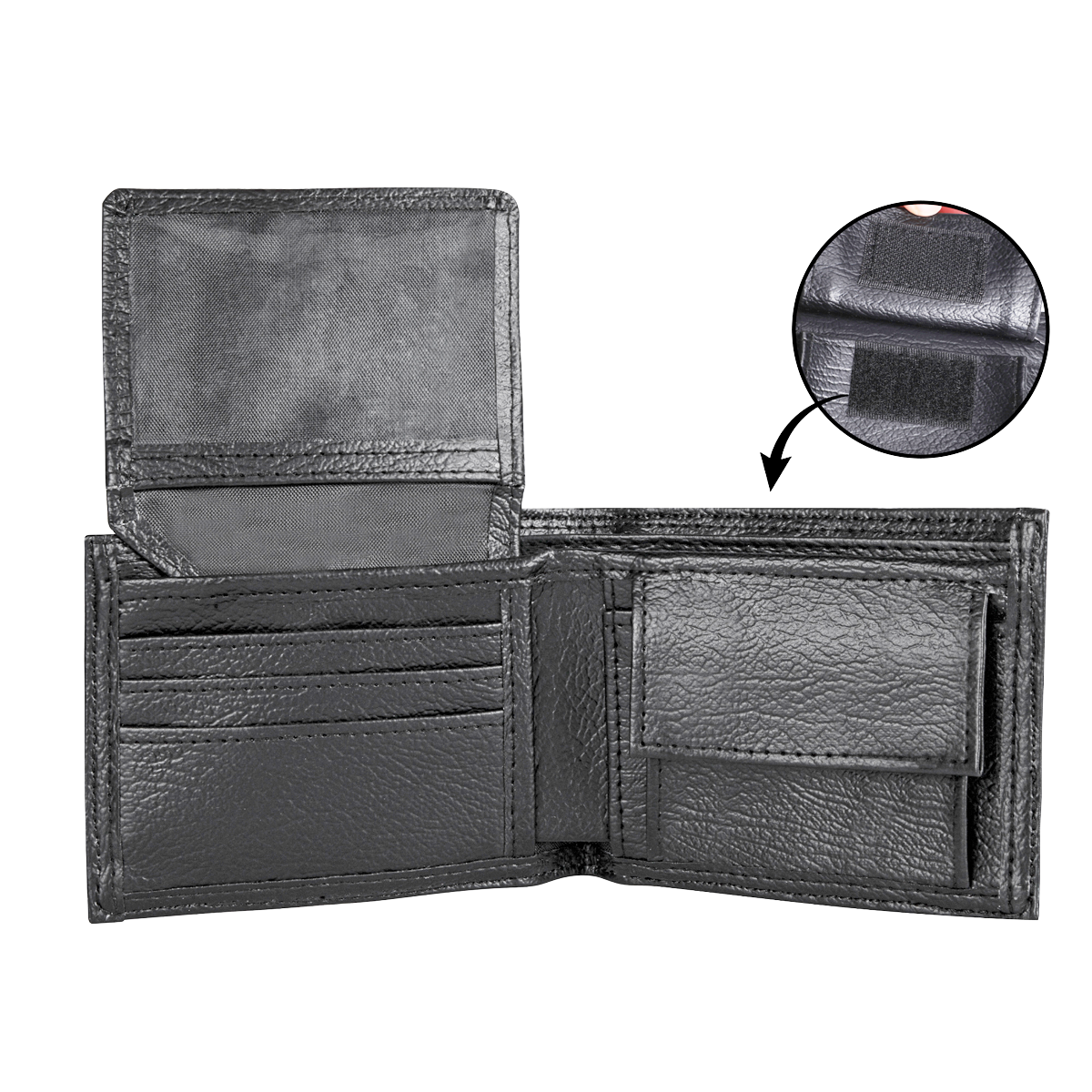 His Children Are Blessed After Him | Personalized Leather Folded Wallet