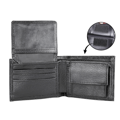 His Children Are Blessed After Him | Personalized Leather Folded Wallet