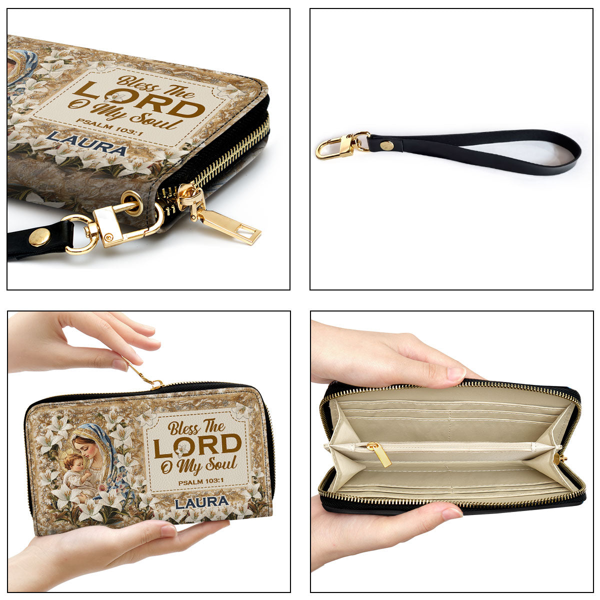 Bless The Lord O My Soul | Personalized Clutch Purse