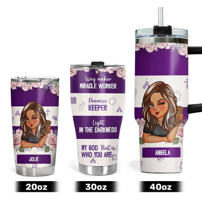 Way Maker | Personalized Stainless Steel Tumbler JSSSTPPA1238TA