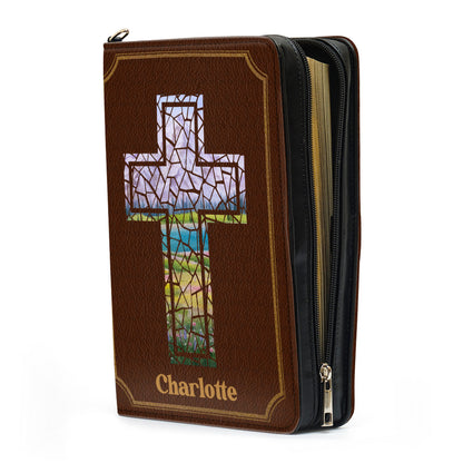 God Turns Broken Pieces Into Masterpieces | Personalized Bible Cover JSBCHLTN1350TA