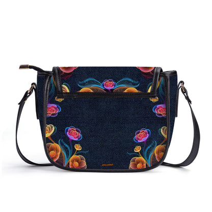 Child Of God - Personalized Leather Saddle Bag LHBM719