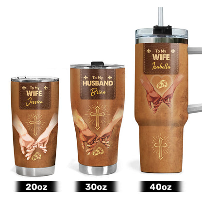 I Love You Forever And Always | Personalized Stainless Steel Tumbler JSSSTHLT1356M
