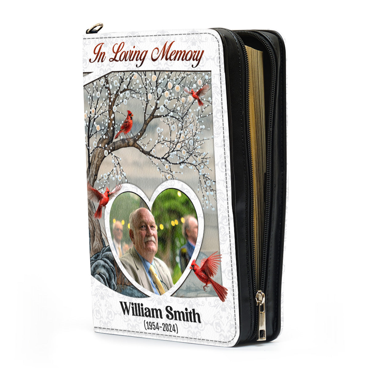 In Loving Memory | Personalized Bible Cover JSBCPTN1360L