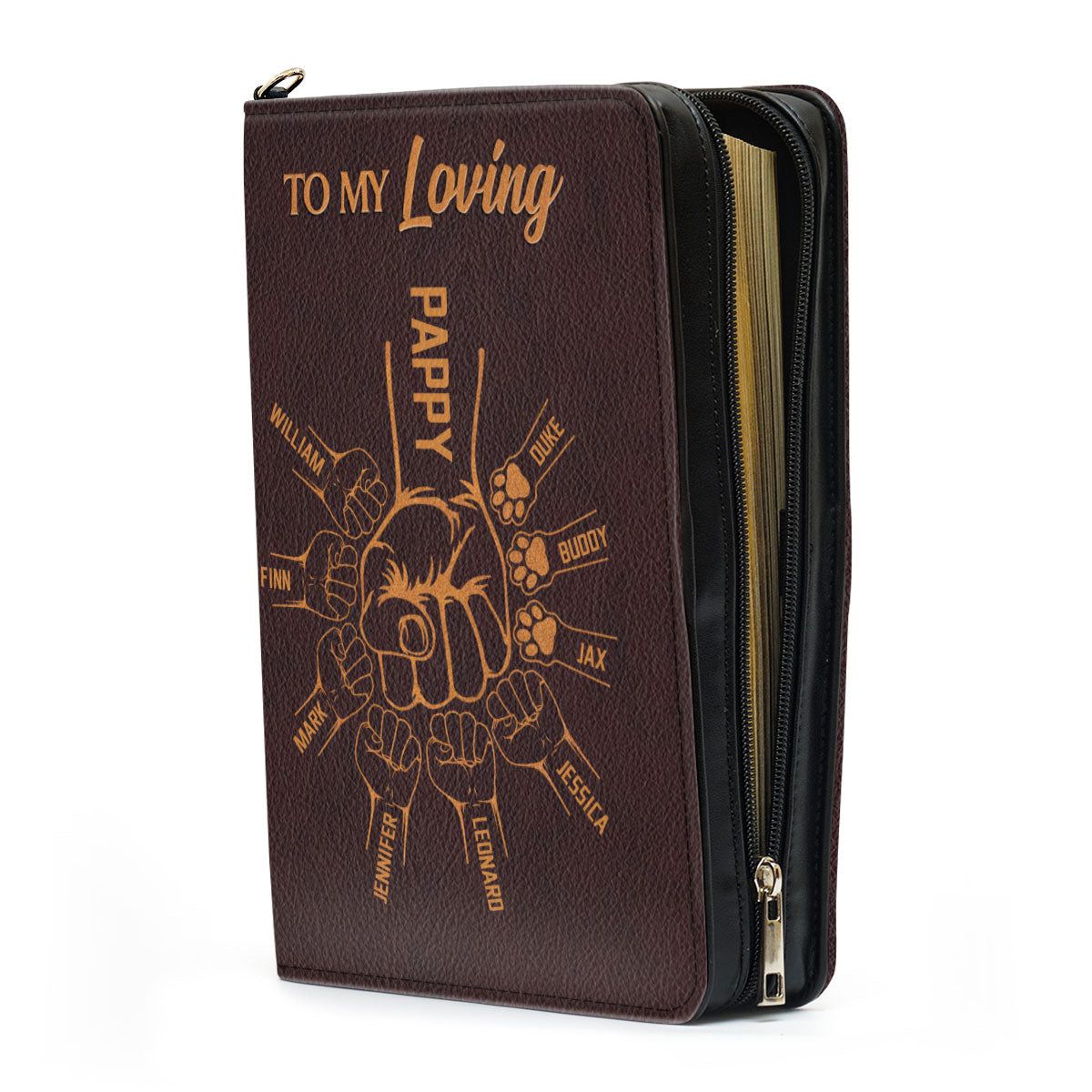 To Our Loving | Personalized Bible Cover JSBCH868