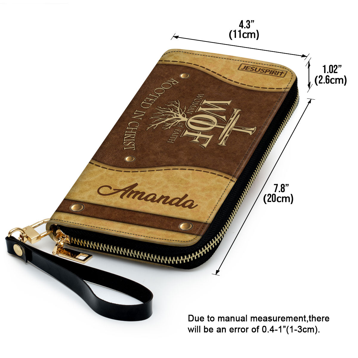 Must-Have Personalized Clutch Purse - Rooted In Christ NUHN366