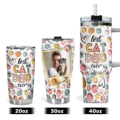 Best Cat Dad Ever | Personalized Stainless Steel Tumbler SSTN11