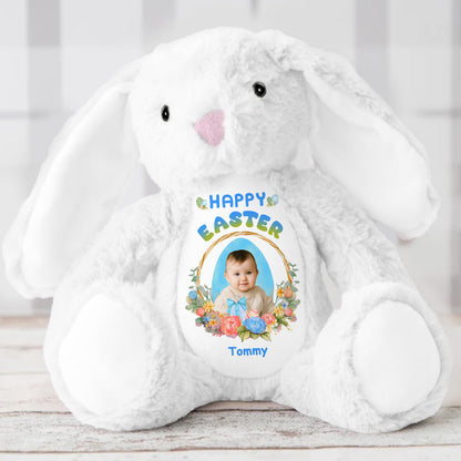 Happy Easter | Personalized Stuffed Bunny