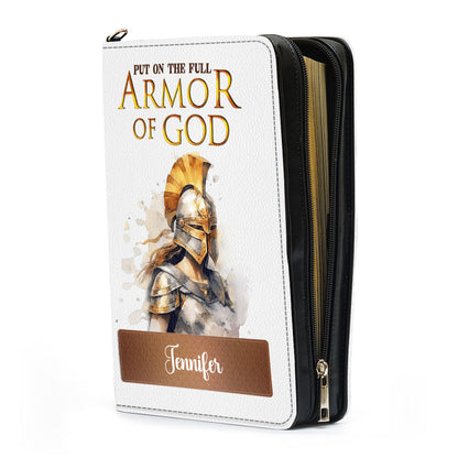 Jesuspirit | Personalized Bible Cover With Handle | Spiritual Gift For Christian People | Armor Of God BCM761