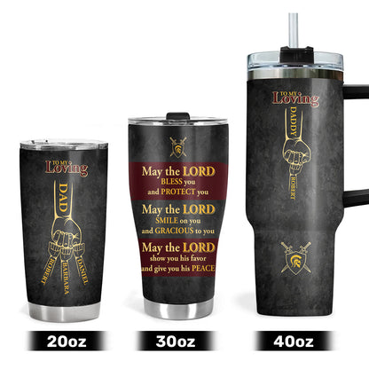 To My Loving Dad | Personalized Stainless Steel Tumbler