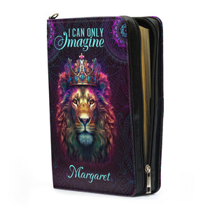 Jesuspirit | Personalized Bible Cover With Handle | Spiritual Gift For Christian People | Lion I Can Only Imagine BCM736