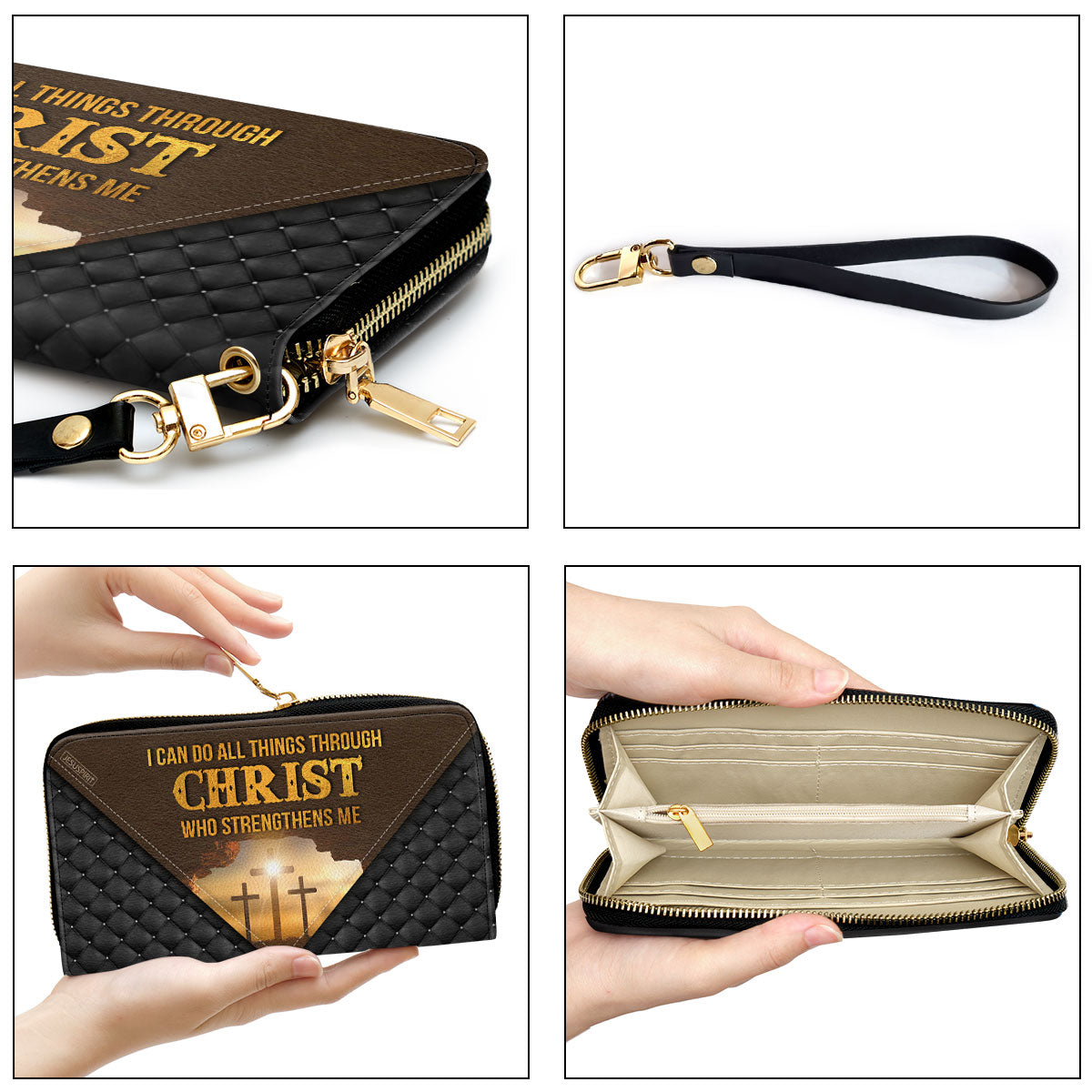 Limited Clutch Purse - I Can Do All Things Through Christ CP11