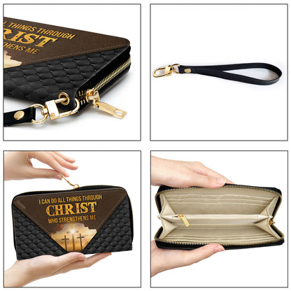 Limited Clutch Purse - I Can Do All Things Through Christ CP11