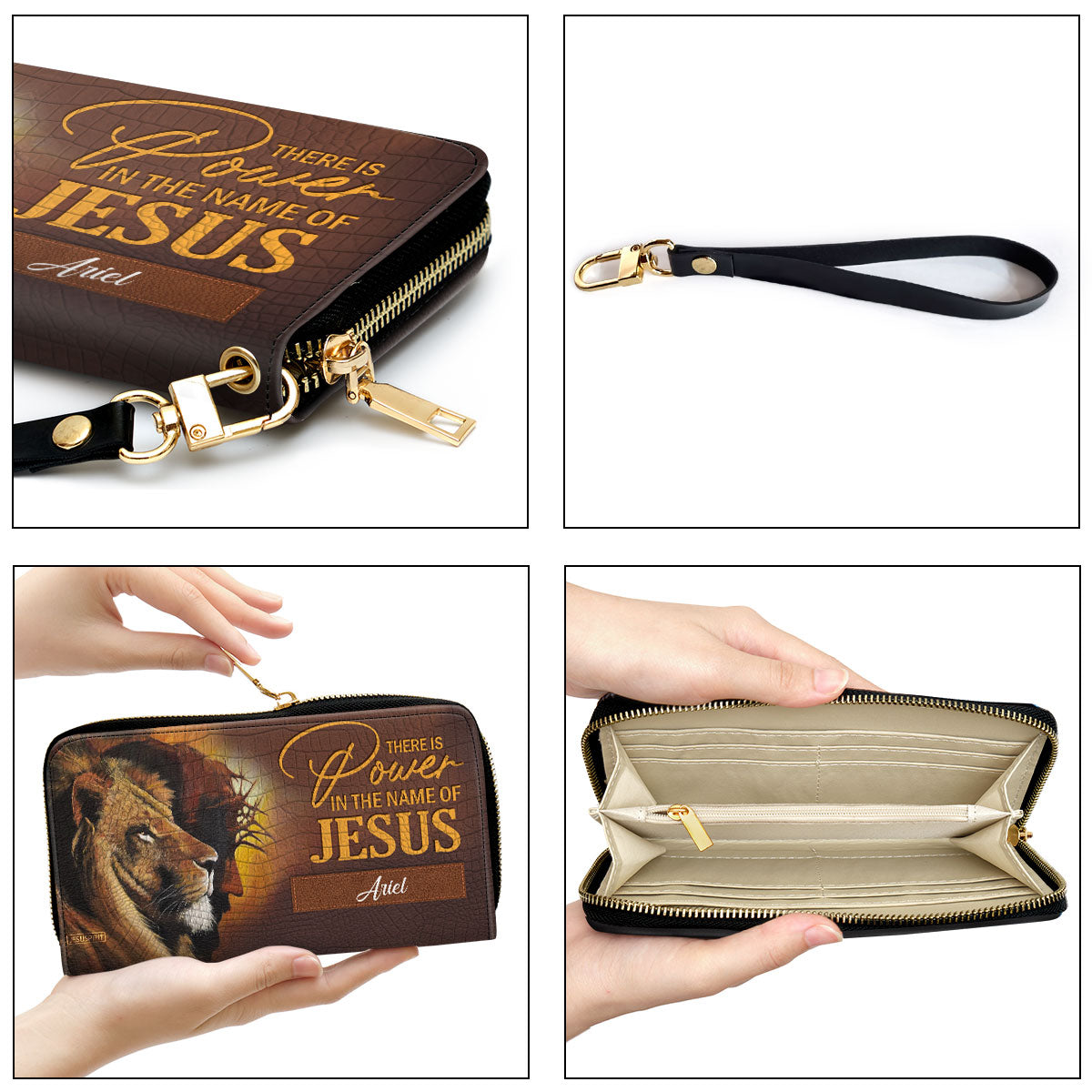 Must-Have Personalized Clutch Purse - There Is Power In The Name Of Jesus H16