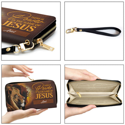 Must-Have Personalized Clutch Purse - There Is Power In The Name Of Jesus H16