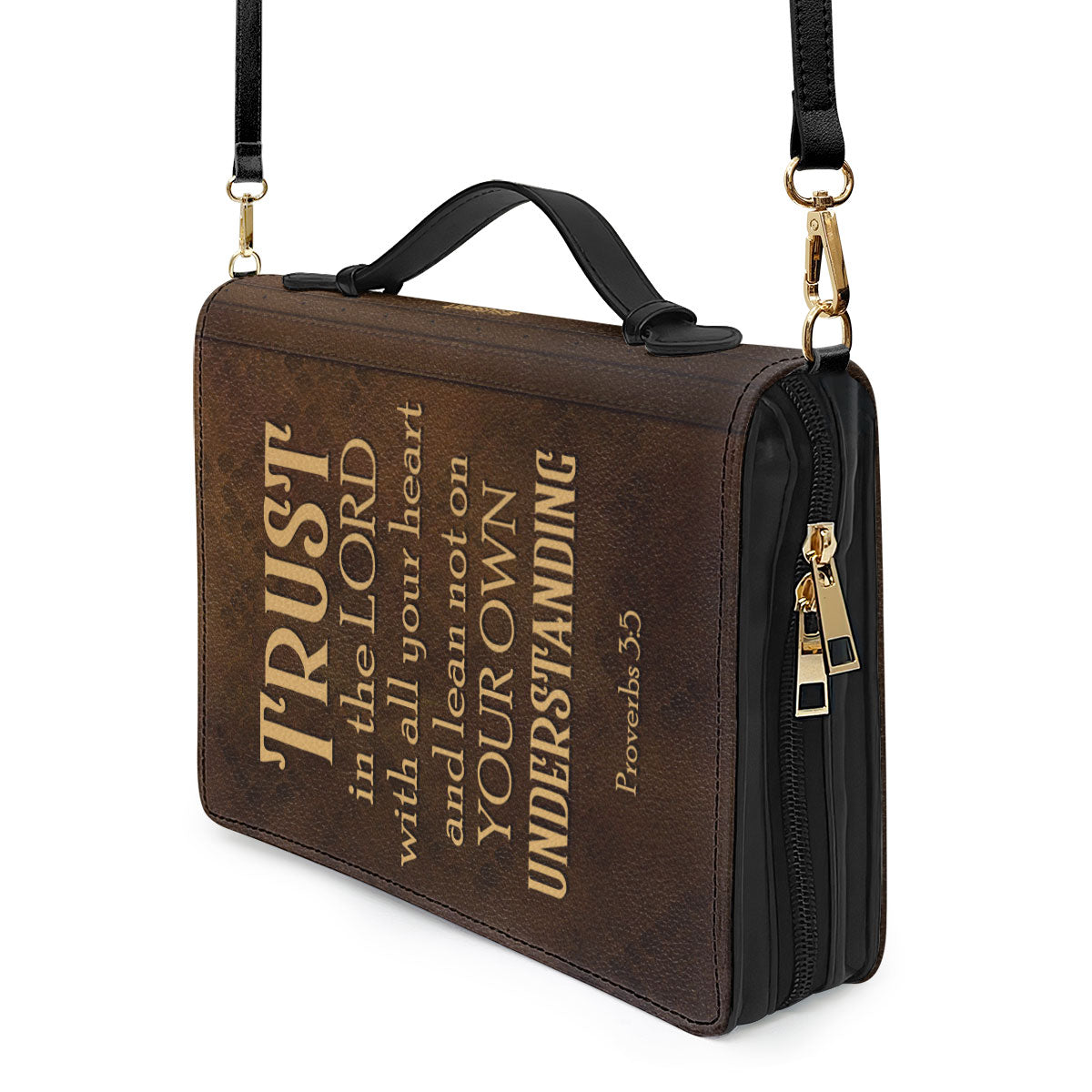 Jesuspirit | Personalized Lion Bible Cover With Zipper | Gift For Church Staff HN17