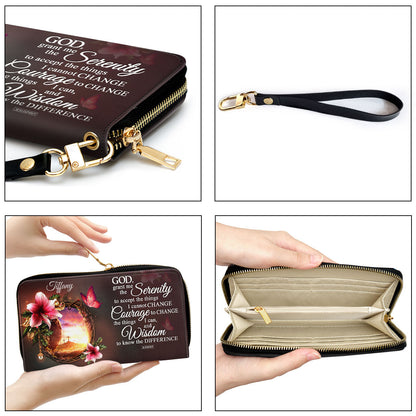 God, Grant Me The Serenity To Accept The Things I Cannot Change - Special Personalized Clutch Purse NUH321