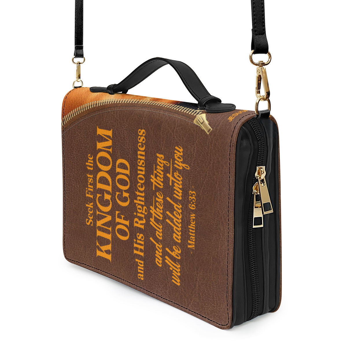 Jesuspirit | Personalized Cross Bible Cover | Special Gift For Pastors NUH486
