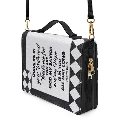 Guide Me In Your Truth - Meaningful Personalized Bible Cover NUHN302