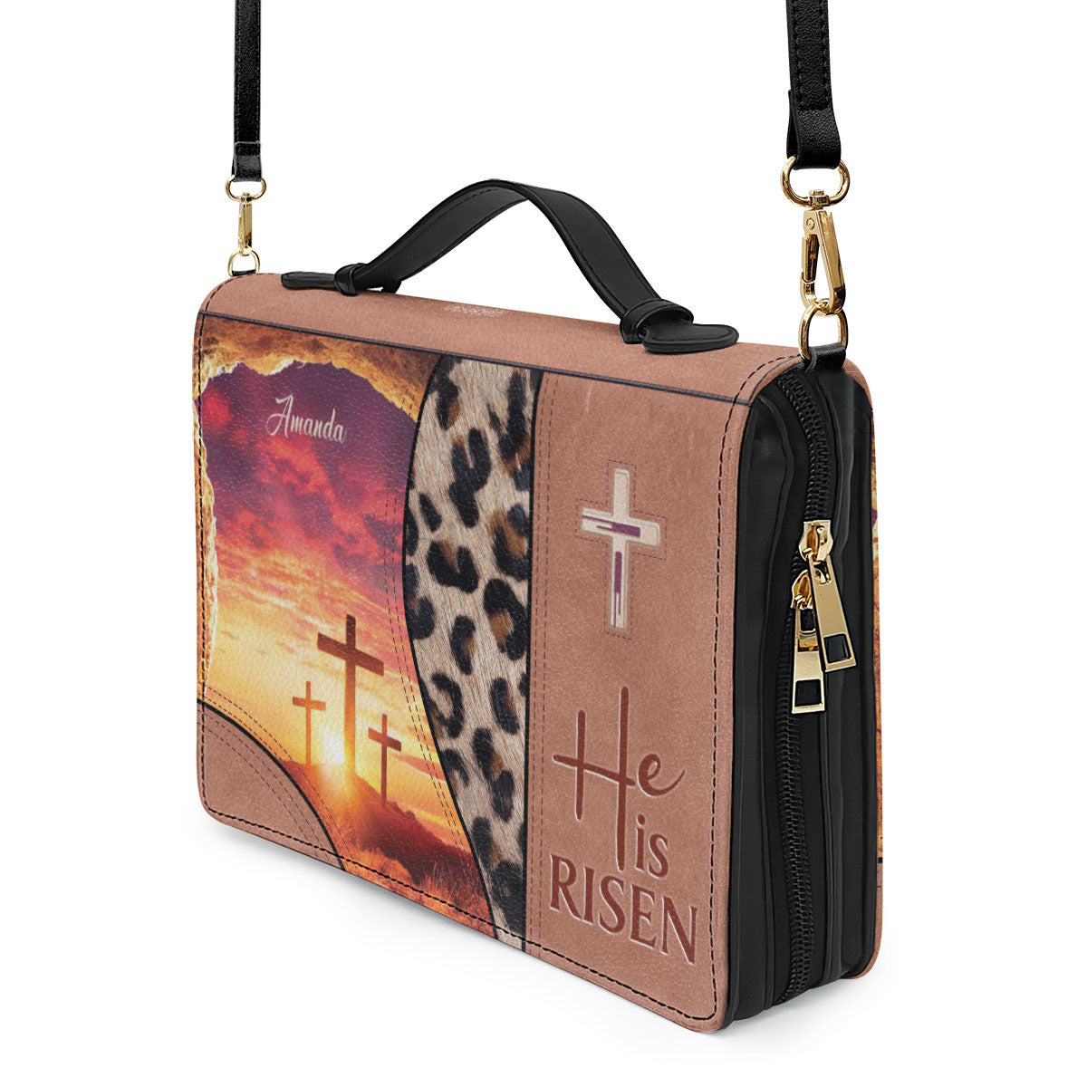 Must-Have Personalized Bible Cover - He Is Risen NUM295