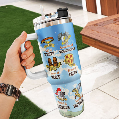 Armor Of God | Personalized Stainless Steel Tumbler For Kids JSSSTM1050